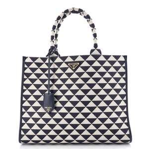 Prada Symbole Shopper Tote Jacquard #237088P23B